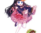 かわいいキャラのイラストをえがいています 歌ってみた動画、ボーカロイド楽曲、スタンプなど！ イメージ4