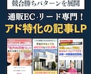 美容健康通販特化！獲得できる記事LP を制作します 【実績あり】記事1本でCV数＆LTV最大化 イメージ1