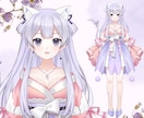 企業並み！女性·男性Vtuberモデル制作します 著作権譲渡！修正無制限！表情８つ！企業並カスタムlive2d イメージ5