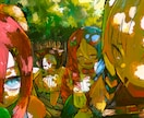 厚塗りで雰囲気あるイラストを制作致します アイコンイラスト･MVイラスト･動画や配信用などを制作します イメージ2