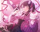 商用利用◎目を惹く可愛いイラスト制作いたします ヘッダー・サムネイル・配信・グッズ・Vtuberなど イメージ2