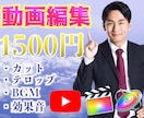 初回サムネ無料！　YouTube用の動画編集します 【最安値1500円】動画編集したくない方や、時間がない方へ イメージ1