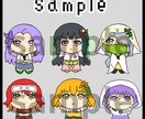 ドット絵のミニキャライラスト・素材等描きます オリジナルキャラクター作成のお手伝いも出来ます！ イメージ6