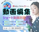 最後まで見られるショート動画編集します SNSショート動画編集します｜リール・TikTok対応 イメージ1