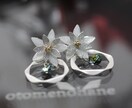 好きなお花のアクセサリーを制作します ピアス、イヤリング、ブローチなど、お好きなアクセサリーに。 イメージ3
