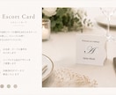 結婚式エスコートカードをデザインします 韓国風モダンデザインで個性的に！ イメージ1