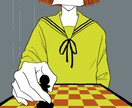 デザインと色で魅せるシンプルイラスト描きます クールかわいい、雰囲気のあるイラストをお求めの方へ イメージ3