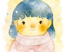 ほんわか可愛いイラスト描きます 水彩タッチの色鮮やかなイラスト イメージ2