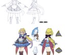 イラスト、キャラデザ、似顔絵お描きします アニメ塗り厚塗りなど幅広い絵柄と塗りでご提供致します。 イメージ3