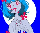 ご希望に沿った雰囲気のイラストを制作します キャラデザ、記念イラスト、ミニキャラなど商用利用◎です！ イメージ9