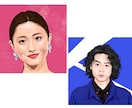 元美大生がそっくりな似顔絵描きます プレゼント・SNSなどのアイコン用に！ イメージ1