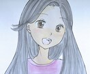 手描きで少女漫画風の似顔絵、アイコン作成します あたたかみのある手描きと水彩で、あなたを素敵なヒロインに♡ イメージ1