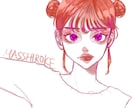 エッジの効いたお洒落なアイコン描きます 色彩の爆発あなただけの特別な一枚 イメージ3