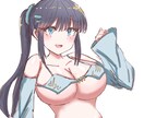色気のあるイラスト・キャラクター制作します かわいい〜色気のある表現まで対応 / SNS・観賞用・創作用 イメージ1