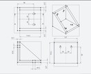2D図面・手書き図面から3Dモデル作成します 町工場・個人向け｜簡単な機械部品を3Dデータ化します。 イメージ3