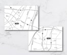 シンプルでおしゃれな分かりやすい地図作成いたします サンプルから選んで簡単に依頼★チラシや案内状に！修正無制限！ イメージ8