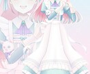 キャラデザ&商用利用代込み！立ち絵描きます IRIAMにも！あなただけのキャラを作成します！ イメージ2