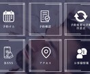 集客に繋がるLINEリッチメニュー制作します オリジナルデザインで集客UPのお手伝いをします！ イメージ6