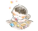水彩画風タッチイラスト描きます ふんわり優しい水彩画風イラスト‪⟡.· イメージ4