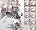 等身・SD立ち絵イラストを制作します Vtuber様、配信者様、OC制作など立ち絵が必要な方へ イメージ2