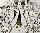 ネットアイコンや、似顔絵描きます モノクロの線画、筆ペンのアイコンが欲しい人へ！ イメージ3