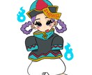 目が特徴的なキャラクターのイラストを描きます イカした個性的なキャラクターを求めている方へ イメージ8