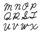 おしゃれな手書きの筆記体を書きます 手書き文字 筆記体をこなれた感じで書きます！ イメージ2