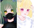 絵柄のテイスト多め✿アイコン作成などします アイコンイラスト/キャラデザ/絵柄テイスト多数 イメージ6