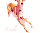 世界に一枚のご愛犬のイラストを描きます アクリル画風の鮮やかなイラストを描かせていただきます！ イメージ5
