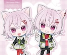 デフォルメ2等身イラスト ❀ 制作いたします ✿ SD２等身はこちらで受付しております ✿ イメージ5