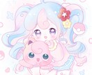 可愛らしい女の子のイラストを描きます アイコン用等々お気軽にご相談ください！ イメージ1