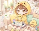 商用OK◎安く早くゆるかわミニキャラ描きます アイコン／配信サムネ／記念日イラストなどにおすすめです✨ イメージ3