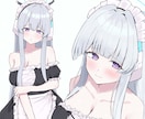 可愛いキャラクターのアイコンや立ち絵を描きます ⭐︎商用利用込み⭐︎自分だけのアイコンやイラストが欲しい方へ イメージ4