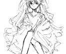 手癖でイラストを描きます 色塗りは致しません。完全手癖です。 イメージ4