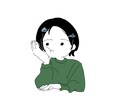 最短３日でシンプルな可愛いイラスト描きます シンプル可愛い女の子を描きます！ イメージ1