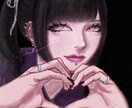 4月限定価格！耽美ダークゴシックな絵描きます アイコン,SD,立ち絵(追加料金)まで幅広く対応出来ます♡ イメージ5