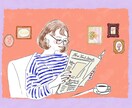 法人様向け おしゃれな水彩イラストお描きします 水彩、抜け感、くすみパステル、ファッション、手描きで個性を イメージ6