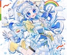 ポップで目を引くイラストを描きます グッズ等にも使えるふわふわポップな全身イラストを描きます！ イメージ8