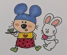 あなただけのオリジナルキャラクターをつくります ゆるっと、ぷぷっと今にも動き出しそうなキャラクター イメージ3