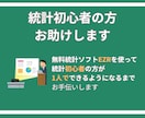 統計初心者の方々をお助けします データのまとめ方、統計解析方法、無料統計解析ソフトのご紹介 イメージ2