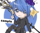 二次創作.ゲーム自キャラアイコン・ヘッダー描きます MMOやSNSの自キャラ、ツーショットイラストお任せ下さい♡ イメージ7