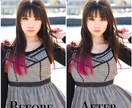 選べる美レベル！ワンコインレタッチします 【男性もOK！】就活写真／コスプレ／SNS／夜のお仕事 イメージ2