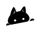 モノトーンな黒猫のイラスト描きます SNSのアイコンなどにも使用可能です イメージ2