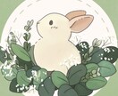 かわいくてシンプルな動物アイコンを描きます 世界観を合わせたヘッダーも制作可能！ イメージ1