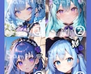 萌えかわいいイラストアイコン☆お任せ制作します あなただけの可愛いハイクオリティーな美少女イラストを制作 イメージ3