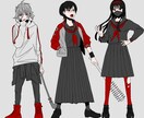 3000円で表情差分付き！立ち絵描きます 楽しくてインパクトのあるキャラクターを！ イメージ7