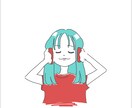 SNS用のイラストアイコン作成します シンプルでゆるくて、カラーが目を引くアイコンがほしい方◎ イメージ5
