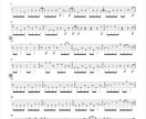 絶対音感あり！見やすいベースのタブ譜を作成します 弾きたいベースのタブ譜が見つからないときにご活用ください！ イメージ1