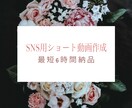 SNS用ショート動画作成します 最短6時間納品！スピードと質重視！ イメージ1