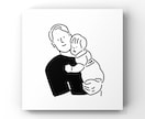 おしゃれでシンプルな線画アイコン作成します X、インスタ、ブログ等のSNSアイコン、名刺などにおすすめ イメージ5
